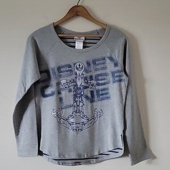Disney Cruise Line Star Wars Day At Sea Long Sleeve Tee Size Small S - Picture 1 of 4